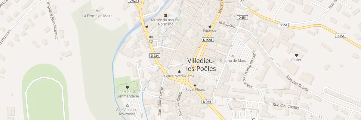 Plan du 23 Pl des Chevaliers de Malte à Villedieu-les-Poêles-Rouffigny