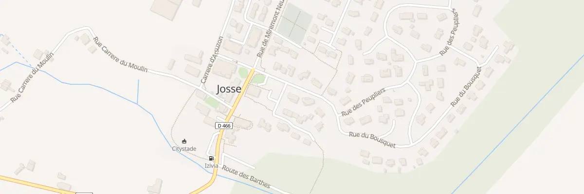 Plan du 1 All de Lessalle à Josse