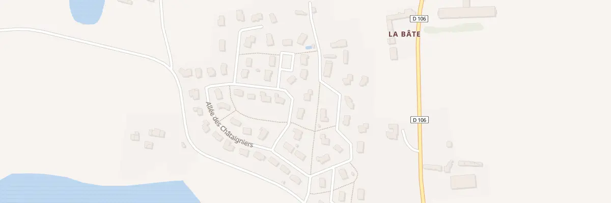 Plan du 10 Allée des Tilleuls à Moutiers