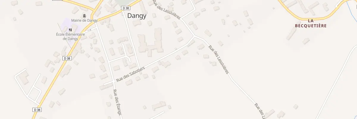 Plan du 12 Rue des Sabotiers à Dangy