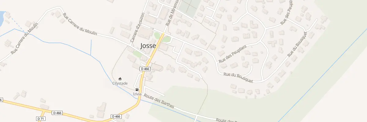 Plan du 3 All de Lessalle à Josse