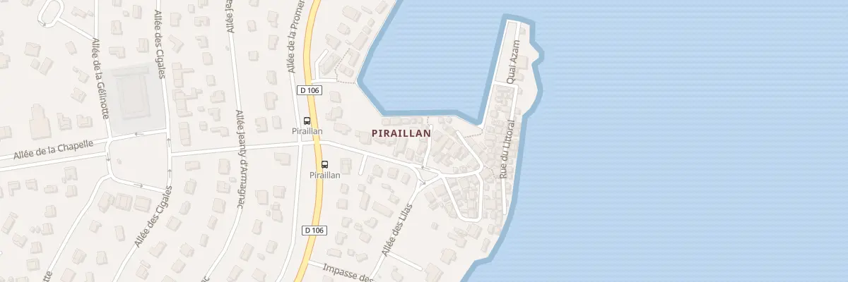 Plan du 16 Av du Bassin Piraillan à Lège-Cap-Ferret