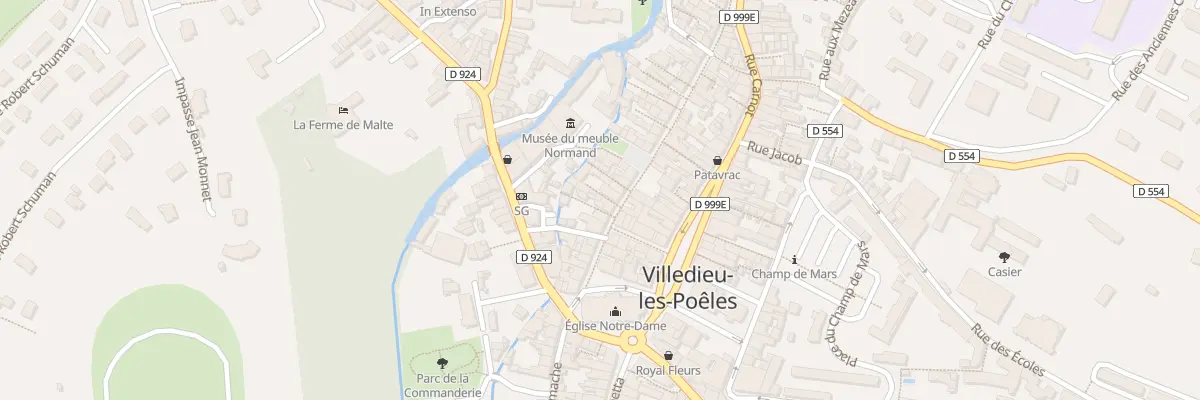 Plan du 15C Rue du Doc Havard - Villedieu à Villedieu-les-Poêles-Rouffigny