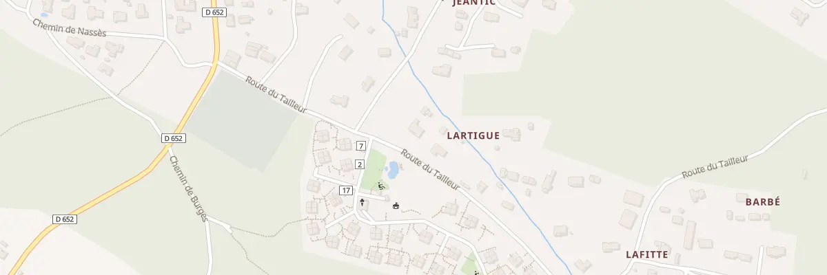 Plan du 247 Rte du Tailleur à Saint-Julien-en-Born
