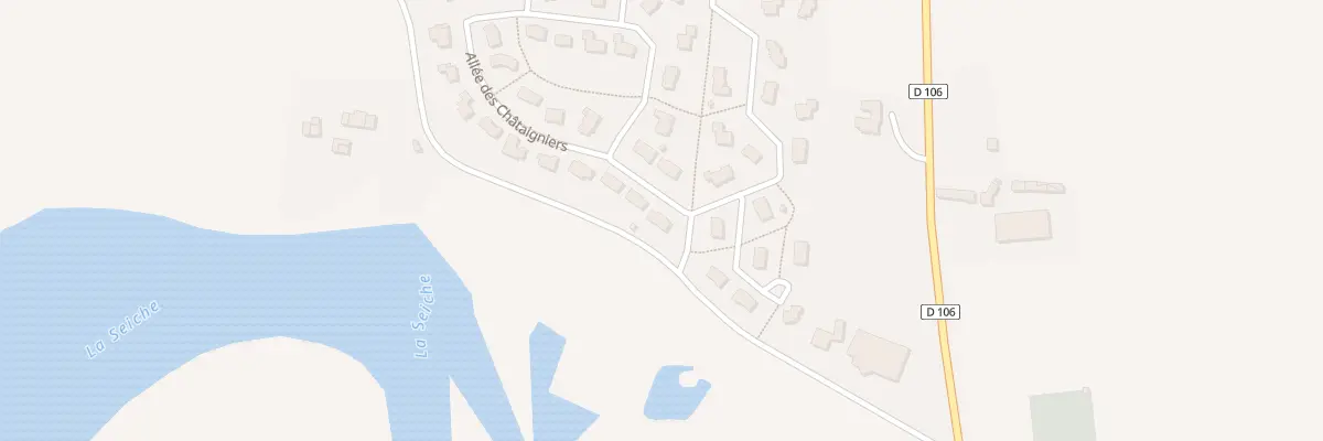 Plan du 1 Allée des Tilleuls à Moutiers