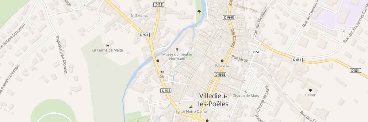 Plan du 27C Rue du Doc Havard - Villedieu à Villedieu-les-Poêles-Rouffigny