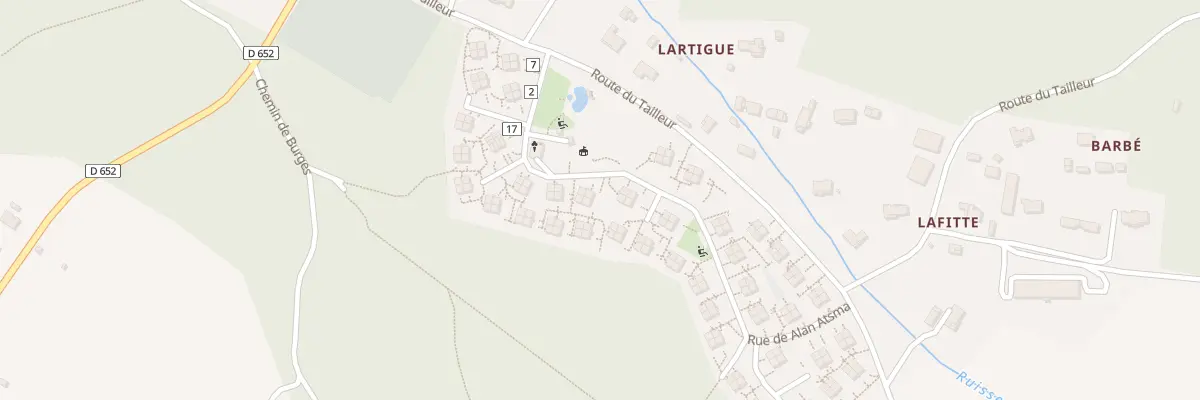 Plan du 210 Rte du Tailleur à Saint-Julien-en-Born