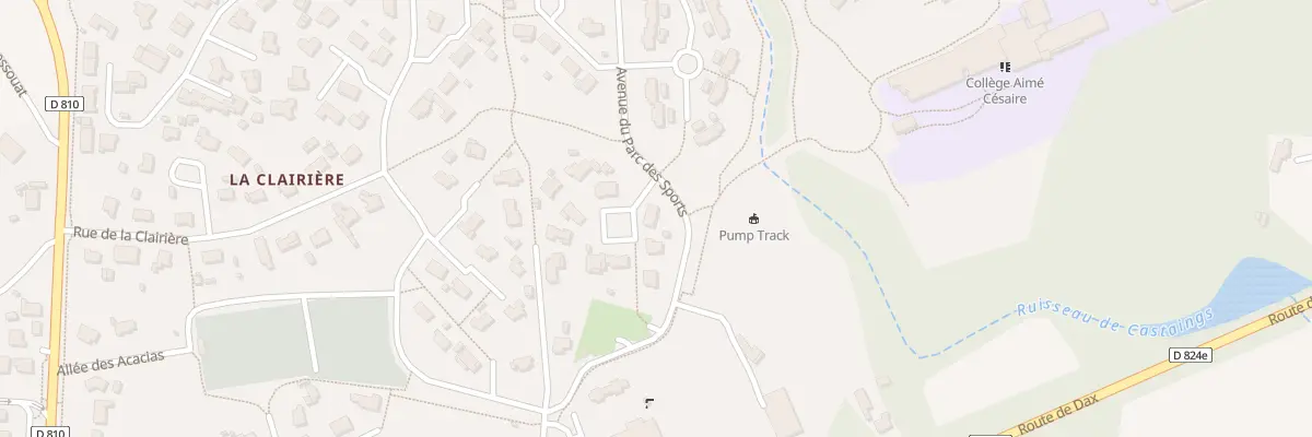 Plan du 1 All des Prunus à Saint-Geours-de-Maremne
