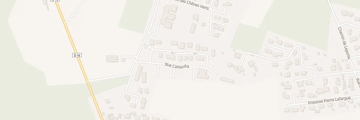 Plan du 11 Rue Cassanha à Magescq