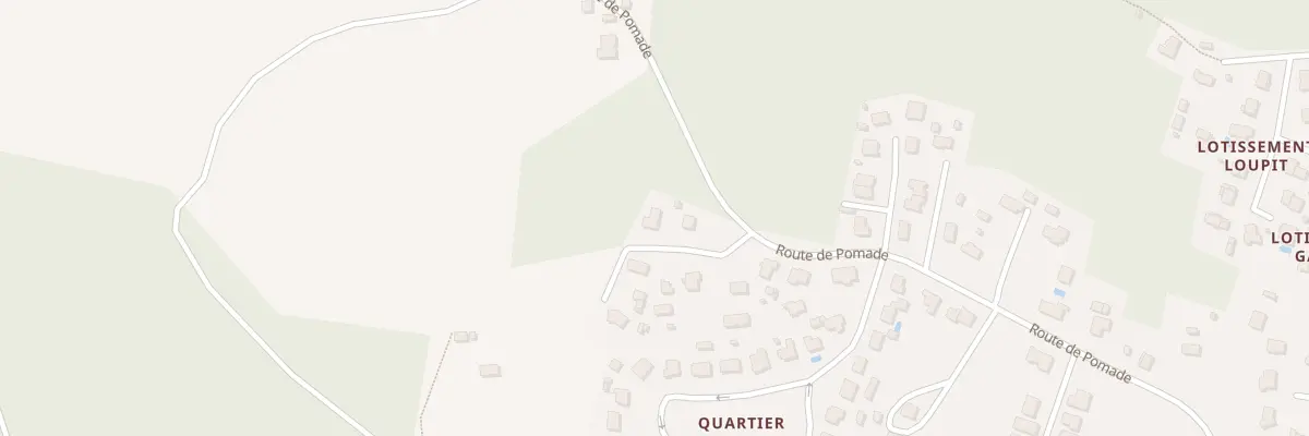 Plan du 555 Rte de Pomade à Bias