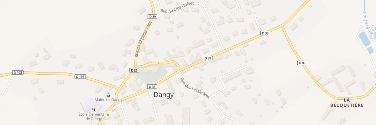 Plan du 21 Rue Saint Martin à Dangy