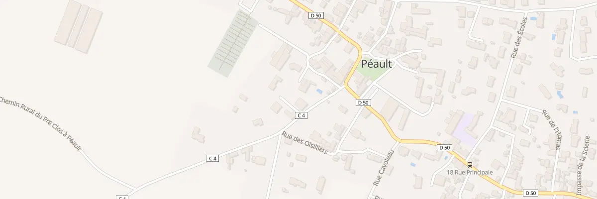 Plan du 3 Rue de la châtelaine à Péault