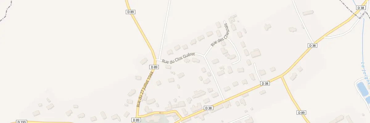 Plan du 8 Rue du Clos Guéret à Dangy