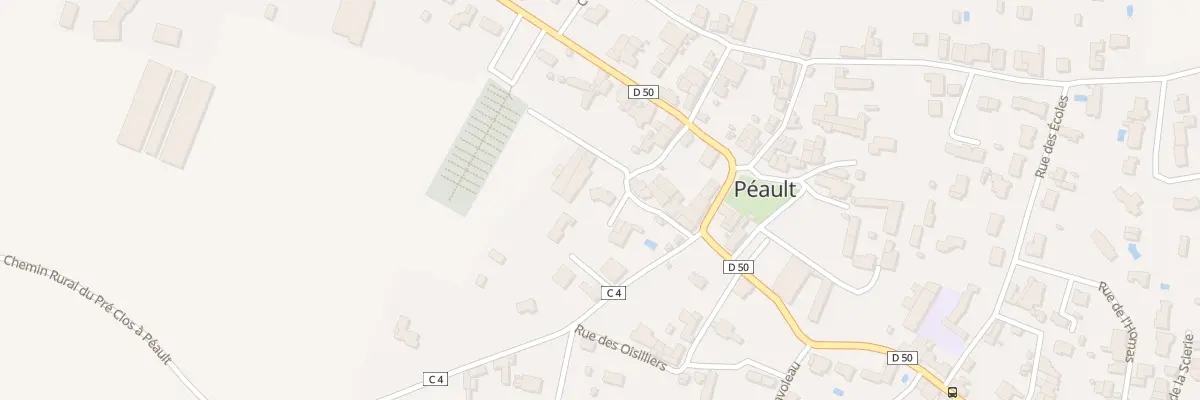 Plan du 5 Rue du puits baudoure à Péault