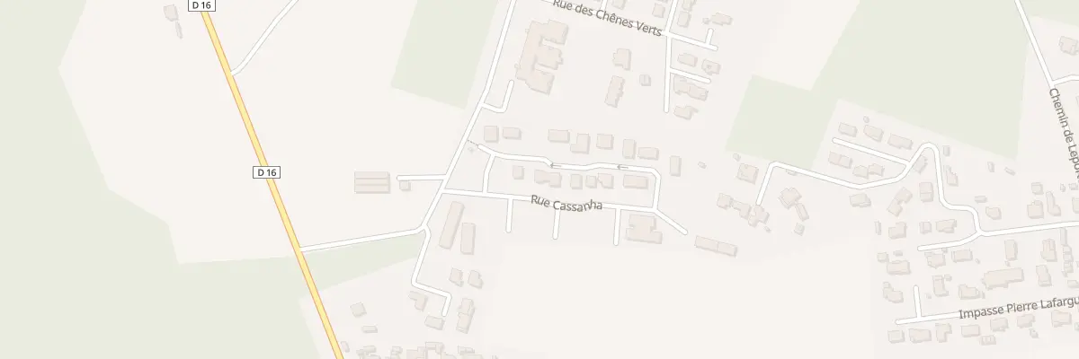Plan du 15 Rue Cassanha à Magescq
