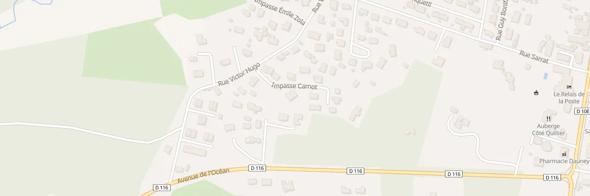 Plan du 2 Imp Carnot à Magescq