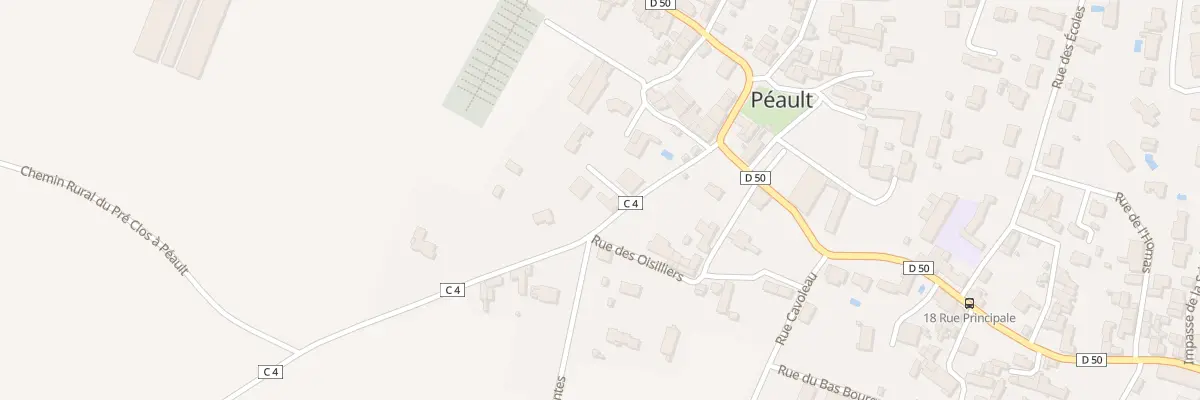 Plan du 7 Rue de la châtelaine à Péault