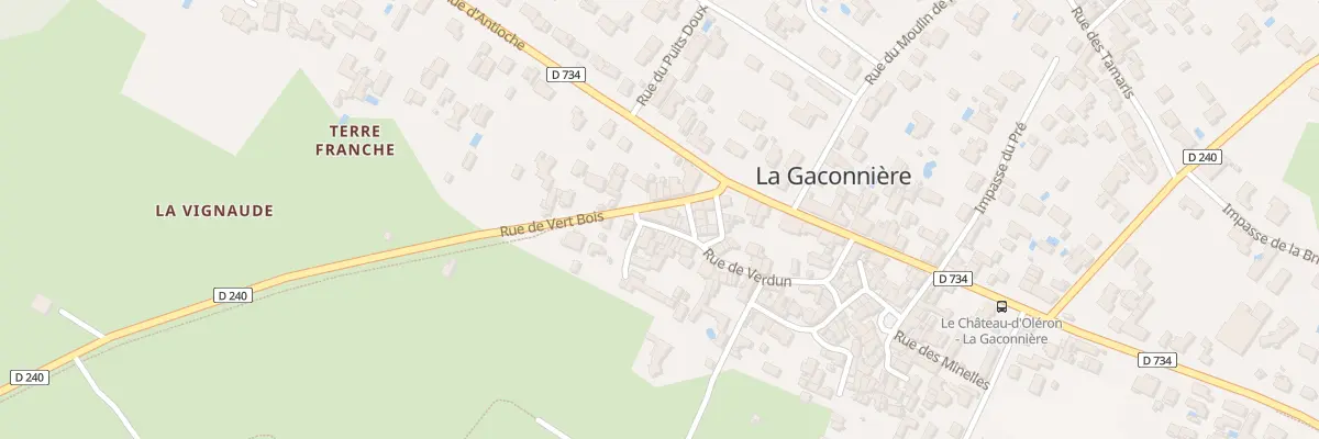 Plan du 9494 Rue de Vert Bois au Château-d’Oléron