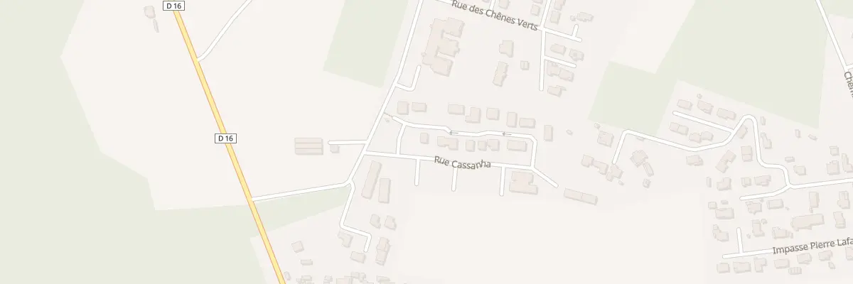 Plan du 17 Rue Cassanha à Magescq