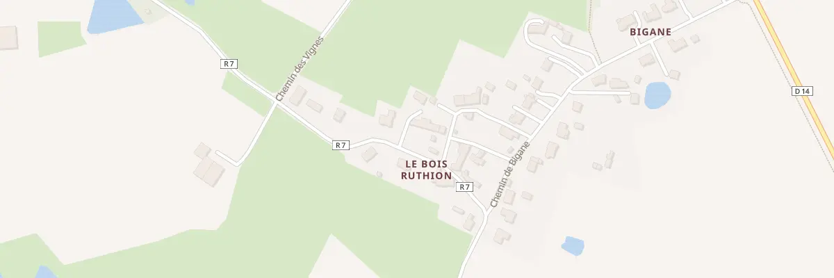 Plan du 560 Le Bois Ruthion à Mésanger