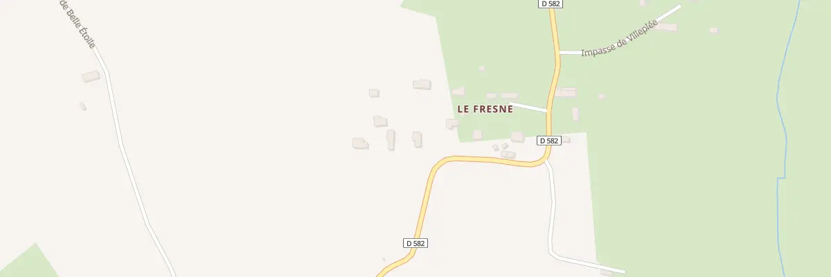 Plan du 16 Rte St Laurent de Terre Vezins à Isigny-le-Buat