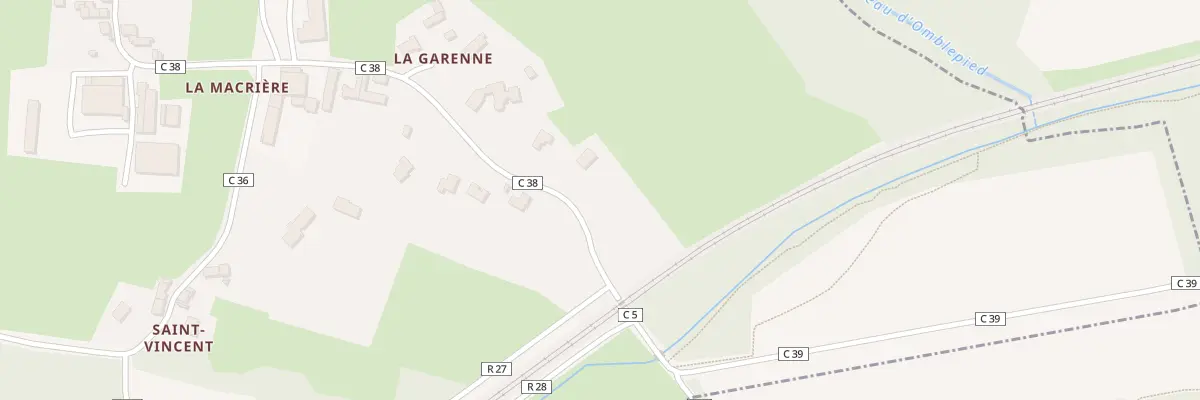 Plan du 393 La Macrière à Oudon