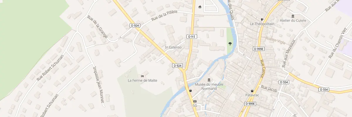 Plan du 12 Rue Jules Tetrel - Villedieu à Villedieu-les-Poêles-Rouffigny