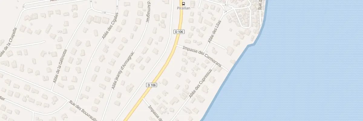Plan du 158 Rte de Cap Ferret Canon à Lège-Cap-Ferret