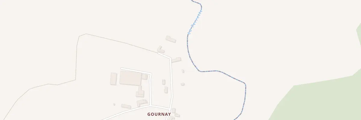 Plan du 615 Gournay à Tribehou
