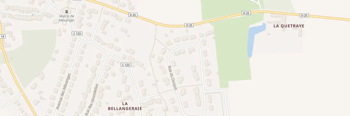 Plan du 378 Rue du Donjon à Mésanger