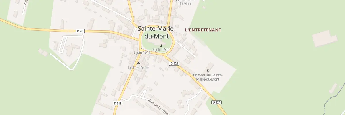 Plan du 1 Rue de Thouays à Sainte-Marie-du-Mont