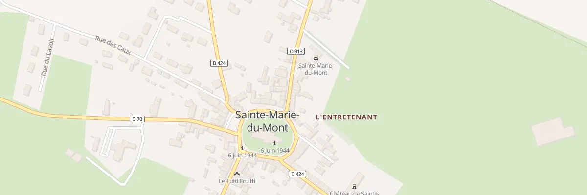 Plan du 6 Rue du Général Eisenhower à Sainte-Marie-du-Mont