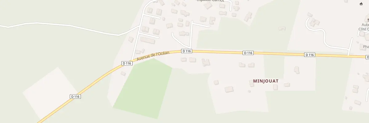 Plan du 613 Av de l’Océan à Magescq
