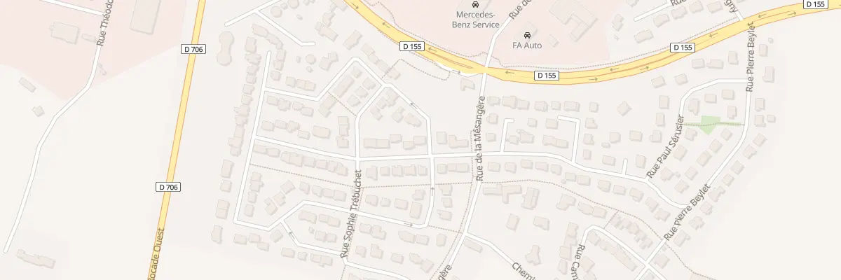 Plan du 8 Rue Jeanne de France à Lécousse