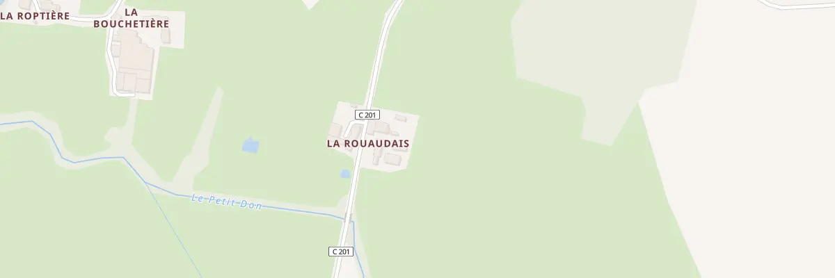 Plan du 5337 La Rouaudais à La Chapelle-Glain