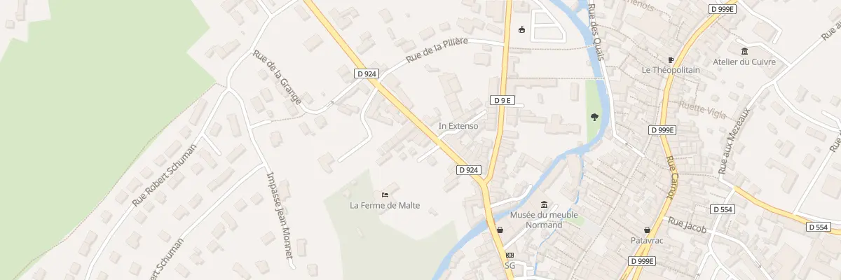 Plan du 21 Rue Jules Tetrel - Villedieu à Villedieu-les-Poêles-Rouffigny