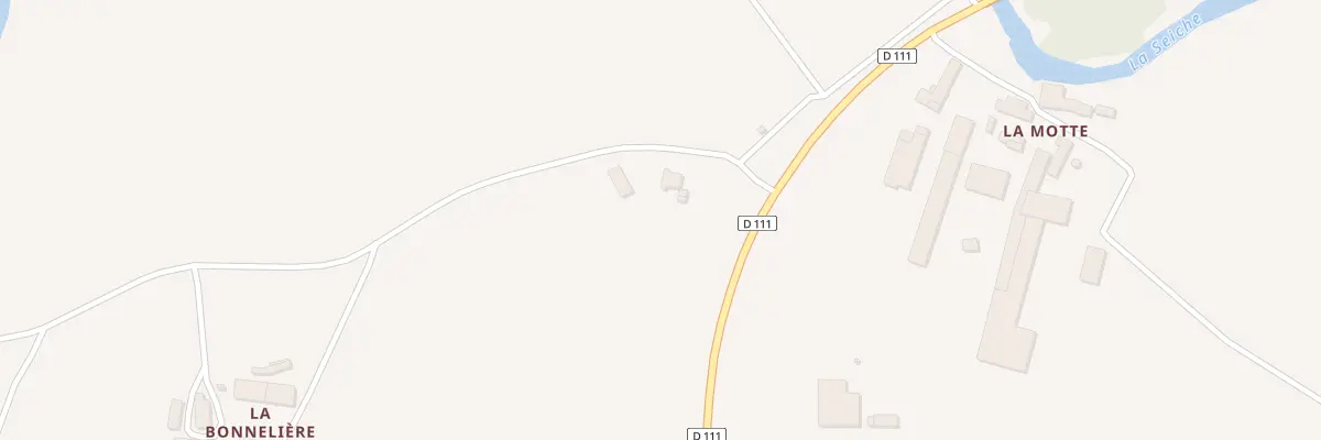 Plan du 1 La Bonneliere à Moutiers