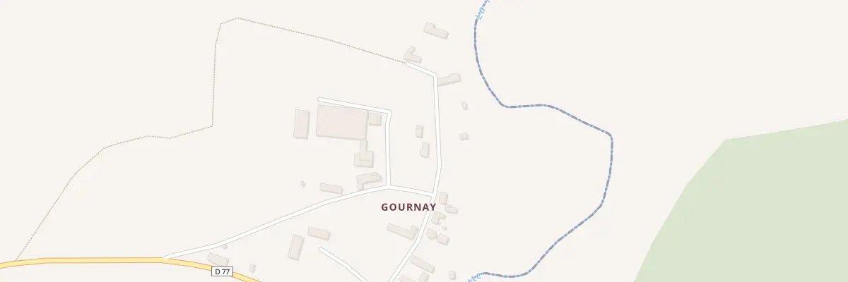 Plan du 609 Gournay à Tribehou