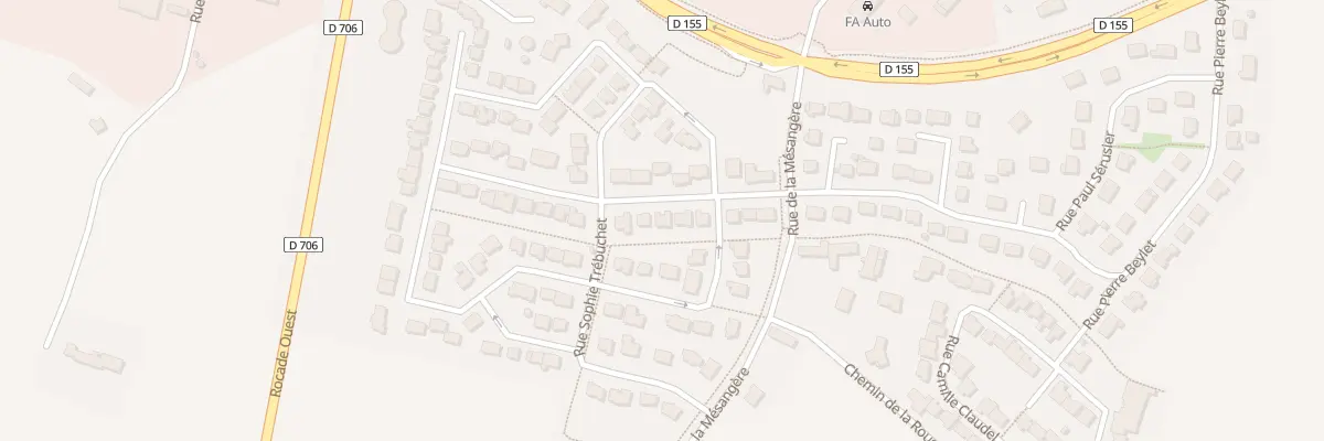 Plan du 11 Rue Jeanne de France à Lécousse