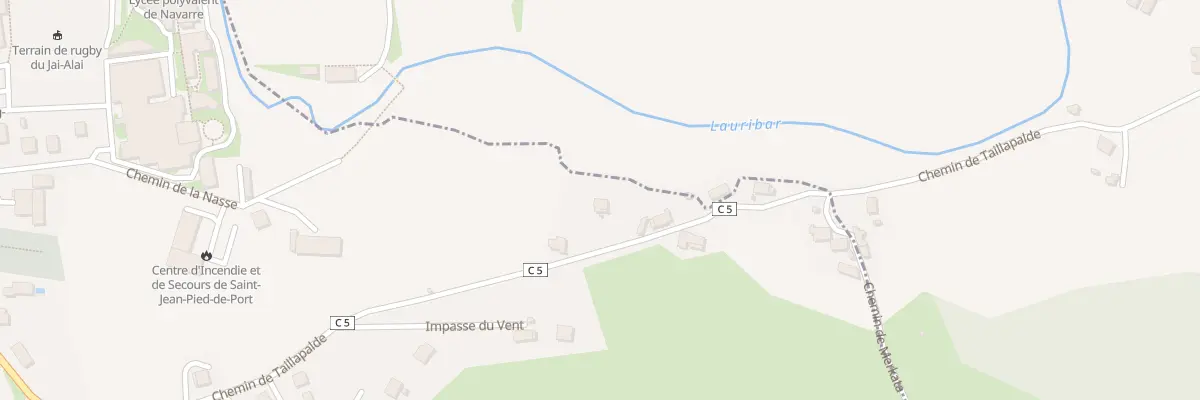 Plan du 866 Che de Taillapalde à Saint-Jean-Pied-de-Port