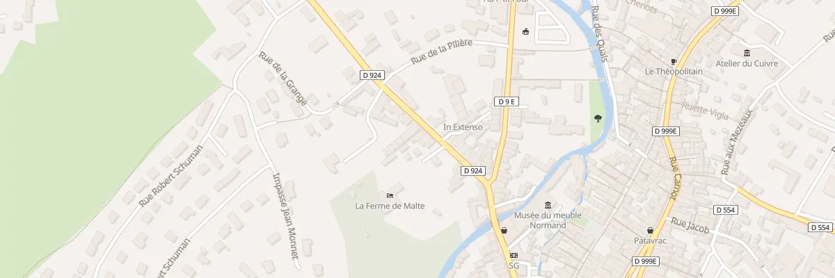 Plan du 23 Rue Jules Tetrel - Villedieu à Villedieu-les-Poêles-Rouffigny