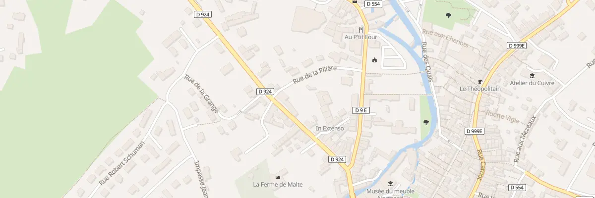 Plan du 34 Rue Jules Tetrel - Villedieu à Villedieu-les-Poêles-Rouffigny