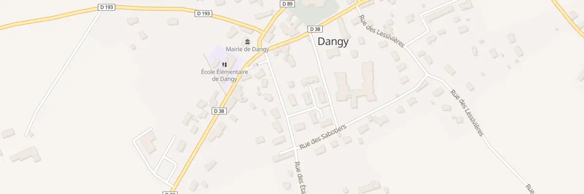 Plan du 3 Rue des Étangs à Dangy