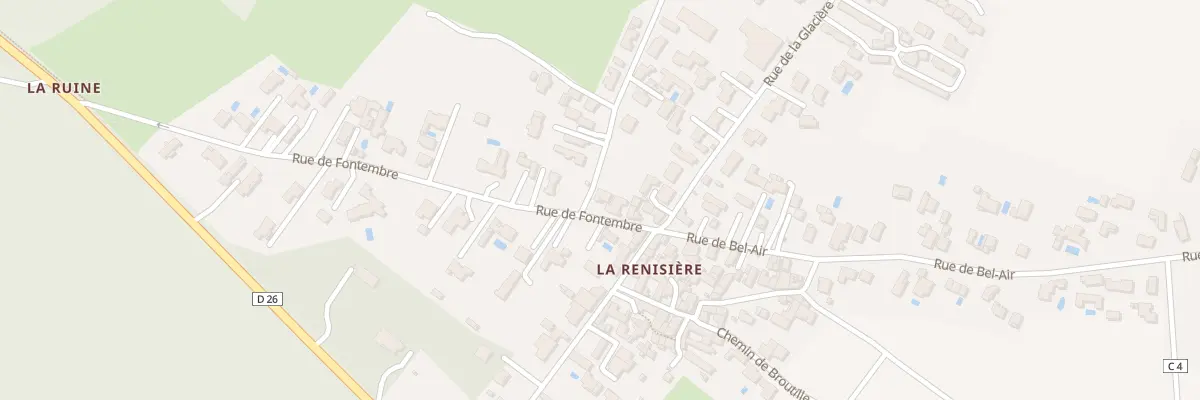 Plan du 9985 Rue de Fontembre au Château-d’Oléron