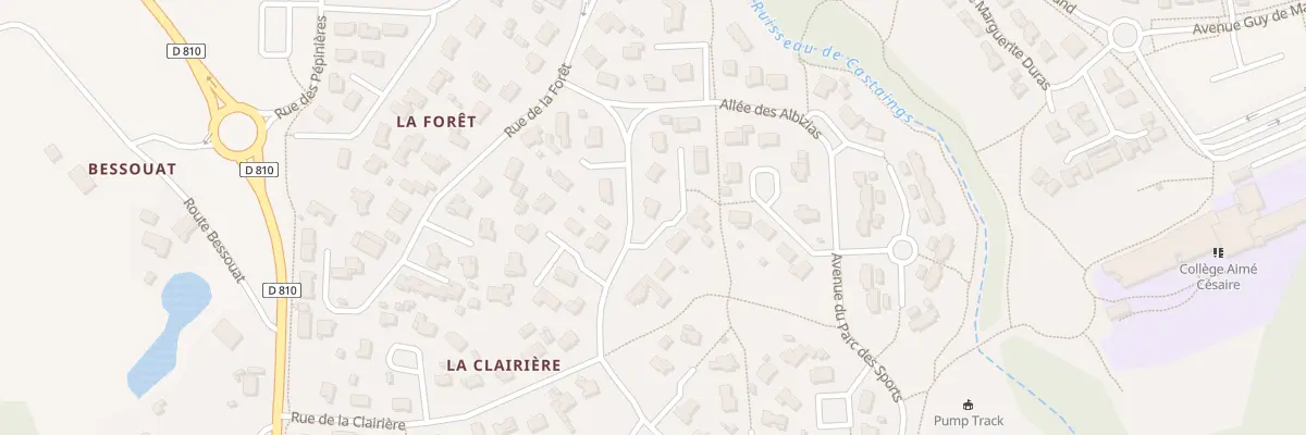 Plan du 1 All des Tilleuls à Saint-Geours-de-Maremne