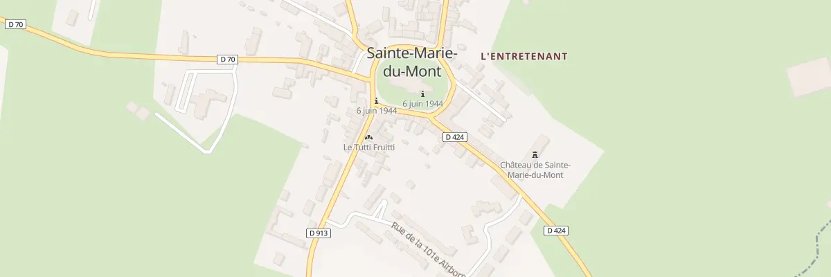 Plan du 30 Pl de l’Eglise à Sainte-Marie-du-Mont