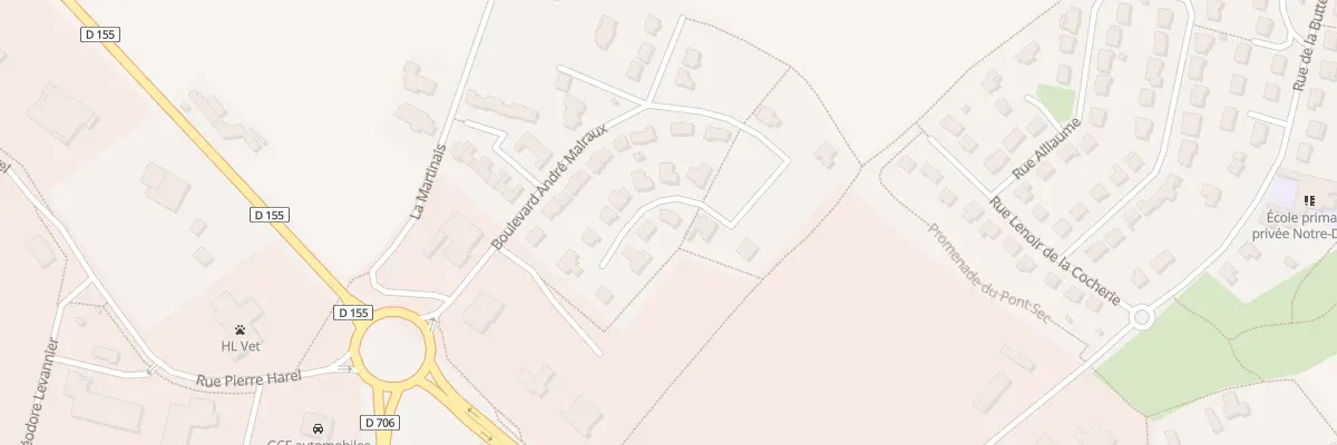 Plan du 17 Rue Simone de Beauvoir à Lécousse