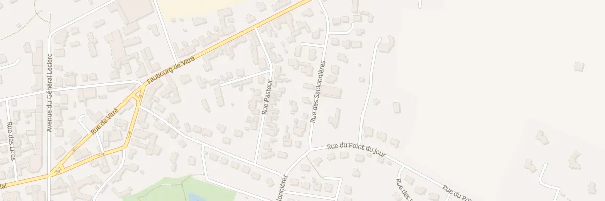 Plan du 13 Rue des Sablonnières à La Guerche-de-Bretagne