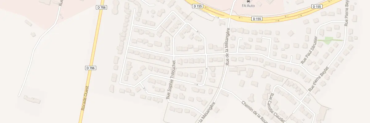 Plan du 13 Rue Jeanne de France à Lécousse