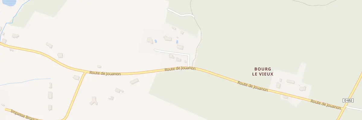 Plan du 458 Rte de Jouanon à Bias